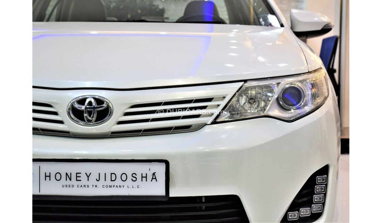 تويوتا كامري ( صبغه وكاله ORIGINAL PAINT ) Toyota Camry S+ 2014 Model!! in White Color! GCC Specs