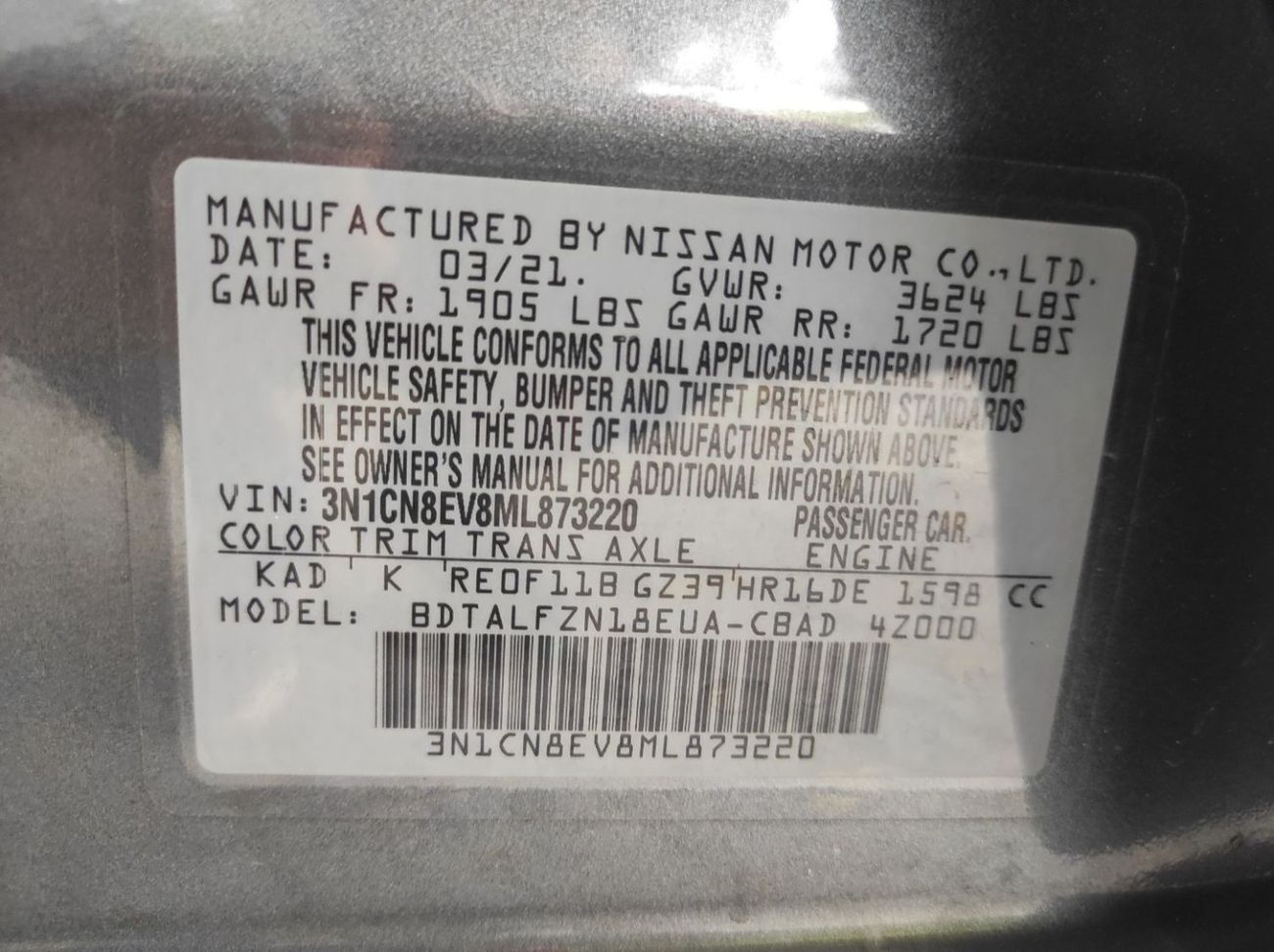 نيسان فيرسا Nissan Versa 2021 usa V4 full automatic