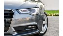 Audi A5 45TFSI Quattro -Agency Warranty and Service Contract!  GCC - AED 1,897 PER MONTH - 0