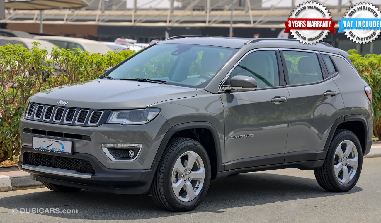 جيب كومباس جيب كومباس ليميتيد V4 2.4L 4x4 خليجية 2019 0Km مع ضمان 3 سنوات أو 100 ألف Km