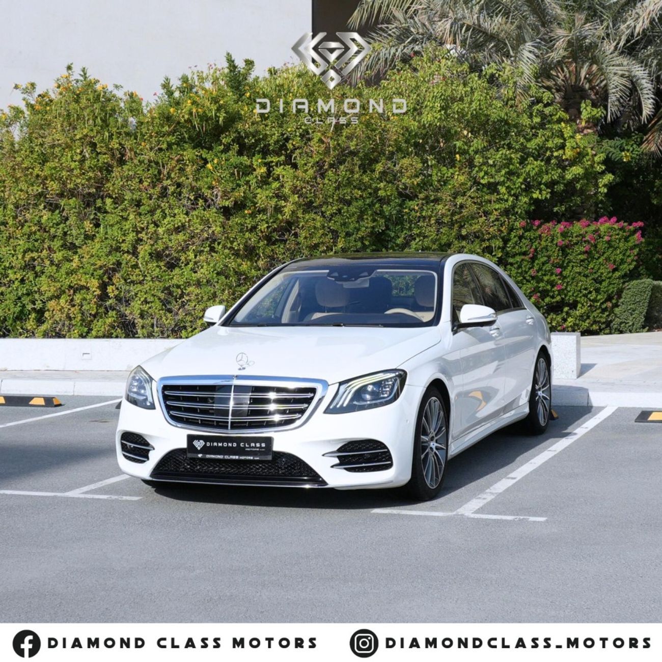 Mercedes-Benz S 560 Exclusive Edition 4.0L Mercedes S560 AMG Full Option  Panoramic  5 Buttons  2018 GCC