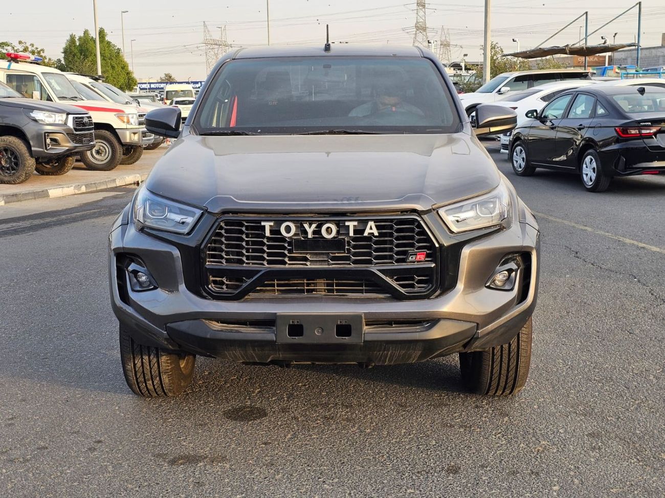 Toyota Hilux Toyota Hilux GR 2021Model 2.7 v4 Engine Fuel.Petrol LHD colour Black Transmission Automatic Interior