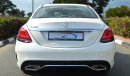 Mercedes-Benz C 300 2019 AMG, 2.0-Turbo, GCC, 0km with 3 Years or 100,000km Warranty