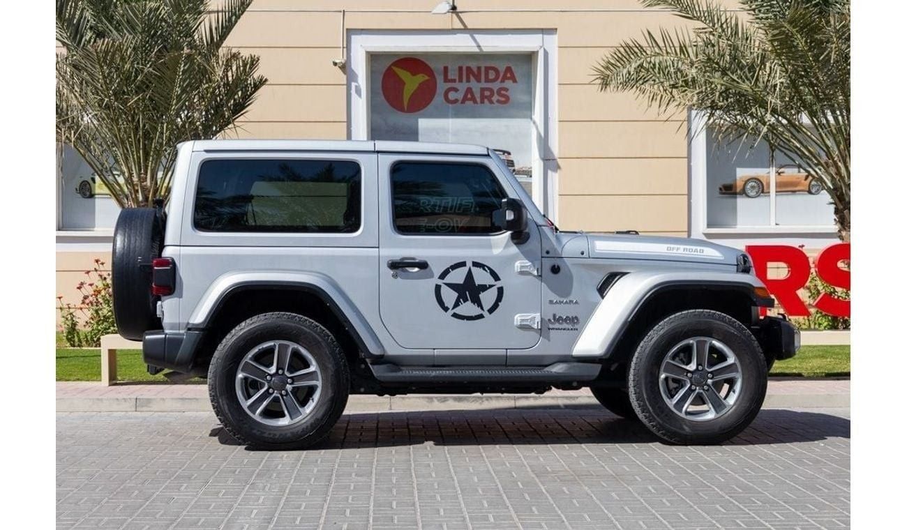 جيب رانجلر Sahara 3.6L A/T (5 Seater) Jeep Wrangler Sahara 2022 GCC under Agency Warranty with Flexible Down-Pa