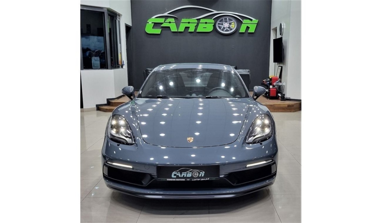 بورش كايمان 718 PORSCHE CAYMAN 718 GTS IN PERFECT CONDITION WITH ONLY 22K KM FULL SERVICE HISTORY FOR 295K AED