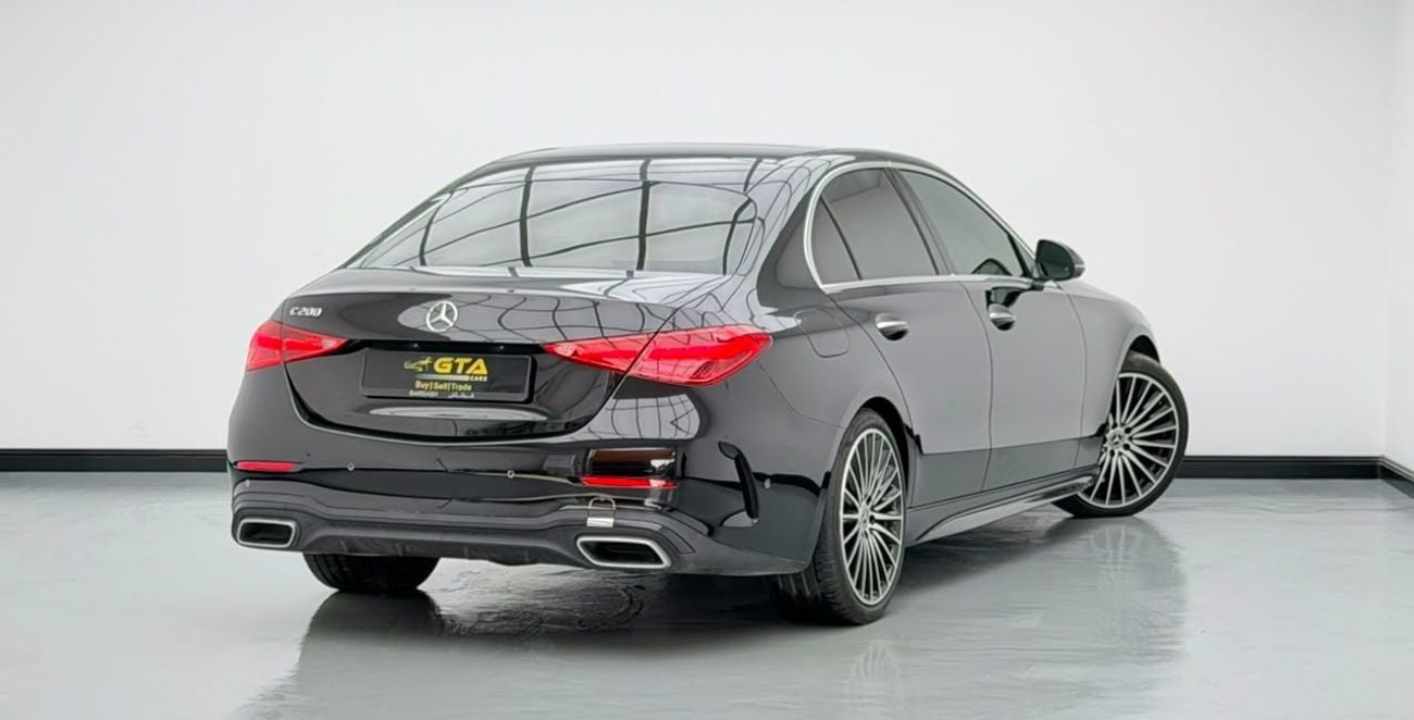 مرسيدس بنز C 200 PREMIUM 2023 Mercedes-Benz C200, 1 Year Mercedes Warranty, Full Mercedes Service History, GCC