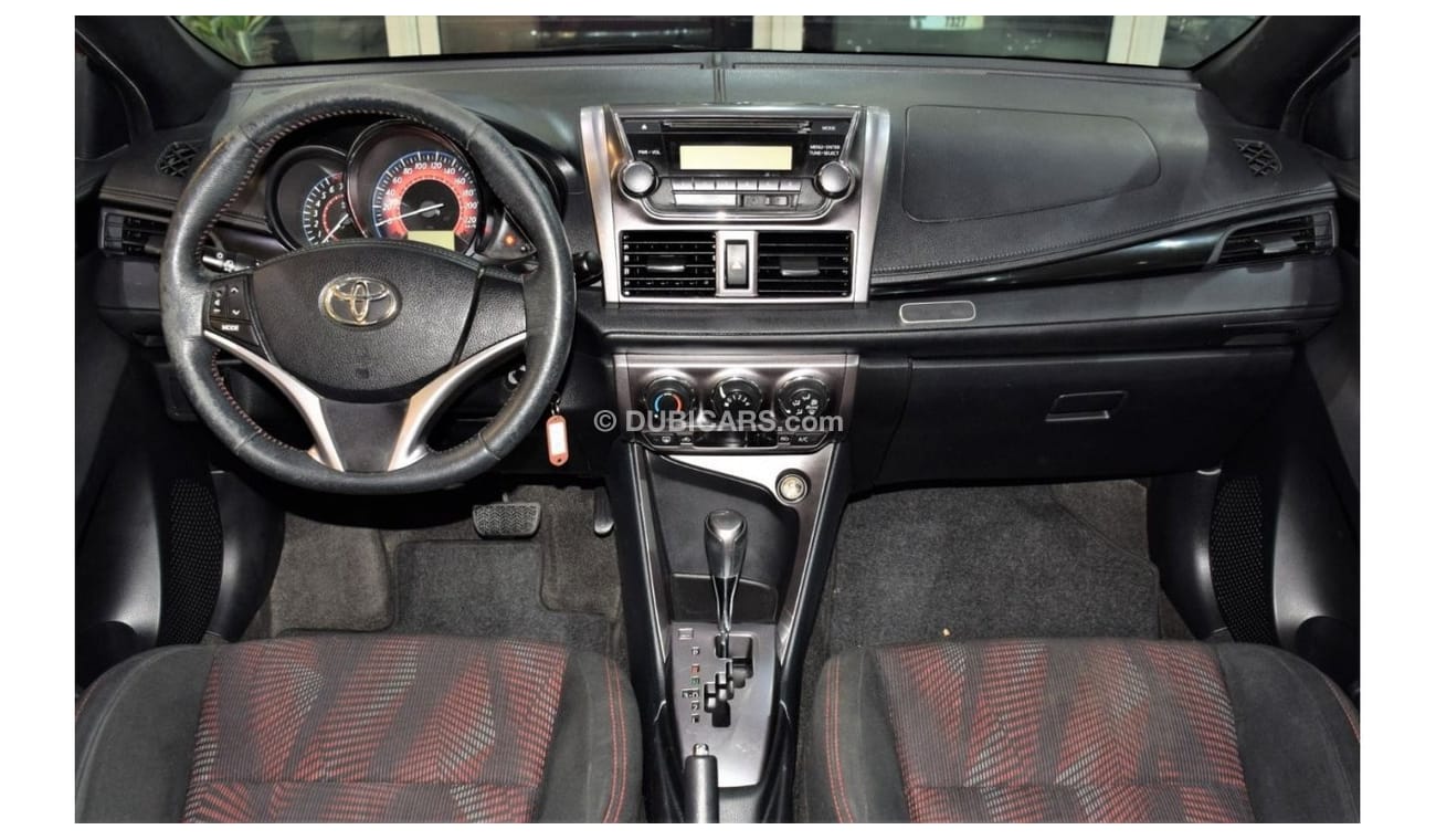 Toyota Yaris EXCELLENT DEAL for our Toyota Yaris SE 1.5L 2015 Model!! in Orange Color! GCC Specs