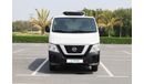 نيسان أورفان 2019 | STANDARD ROOF CHILLER VAN | PETROL | GCC SPECS | EXCELLENT CONDITION