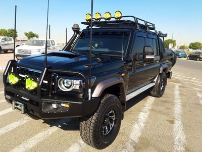 تويوتا لاند كروزر بيك آب GXL RHD 1VD-FTV 4.5L V8 Diesel Engine Manual Gear 4WD Double Cabin 4 Doors 5 Seats