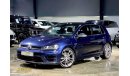 Volkswagen Golf 2016 Volkswagen Golf R, Warranty+Service Contract, Full History, GCC