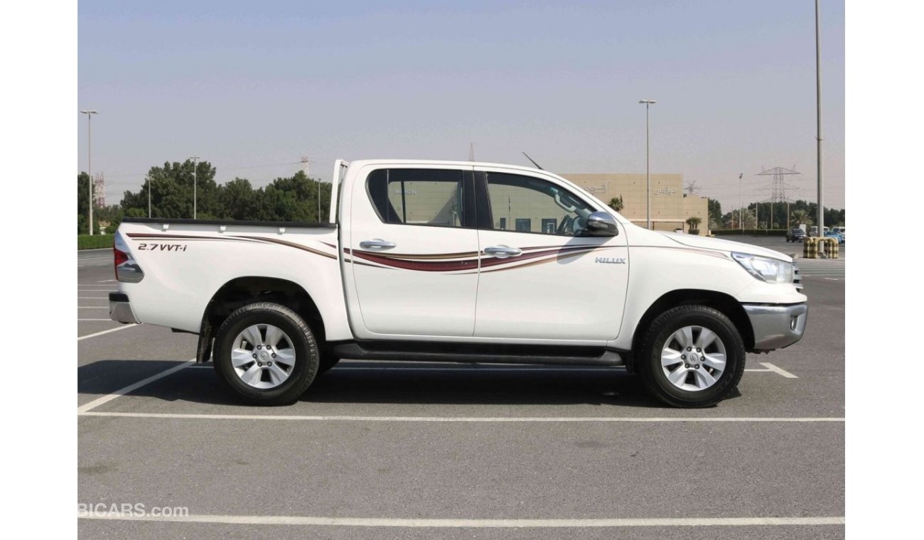 Toyota Hilux 2019 | HILUX 4X4 DOUBLE CABIN MANUAL GEAR - WITH GCC SPECS AND EXCELLENT CONDITION