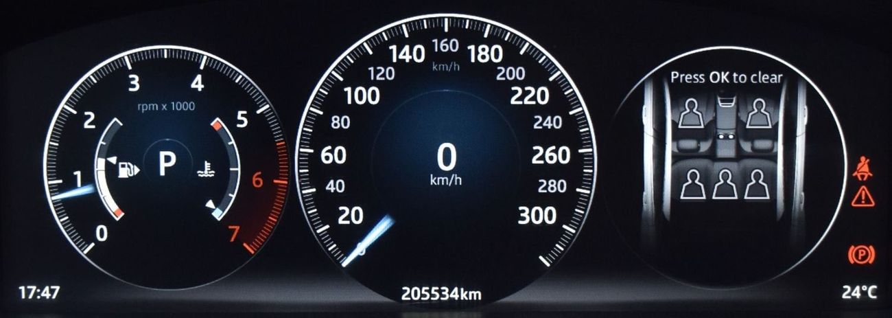 جاكوار XJ " AS IT IS " / Jaguar XJ L 3.0 ( 2016 Model ) in Blue Color GCC Specs