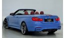 BMW M4 Std 2015 BMW M4 Convertible, Warranty, Full BMW Service History, GCC