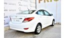 Hyundai Accent 1.6L GL 2017 GCC SPECS DEALER WARRANTY AND WITH 1 YEAR OR 20K SERVICE CONTRACT