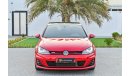 فولكس واجن جولف GTI | 1,253 P.M | 0% Downpayment | Full Option | Spectacular Condition!