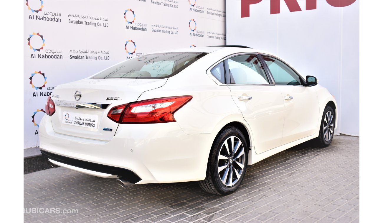 Nissan Altima DEALER WARRANTY 2.5L SL 2017 GCC SPECS