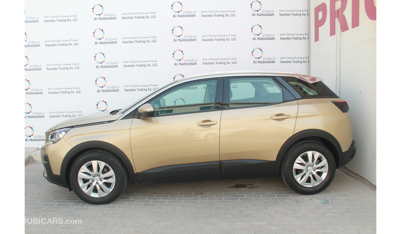 Peugeot 3008 1.6L TURBO ACTIVE 2018 GCC DEALER WARRANTY TILL 2022 / 100000 KM OPTIONAL SERVICE PLAN