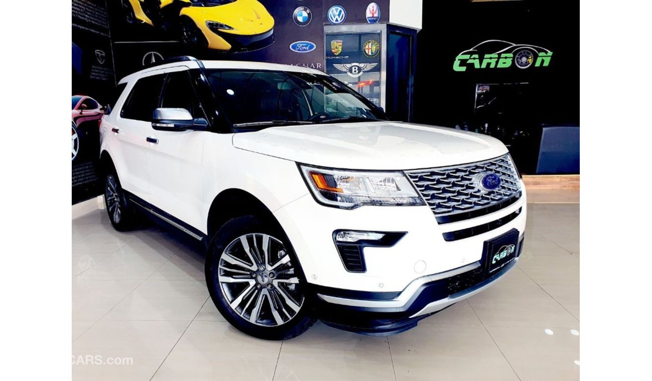 Ford Explorer -Ecoboost - 0 KMS - 2018 - GCC -3 YEARS WARRANTY