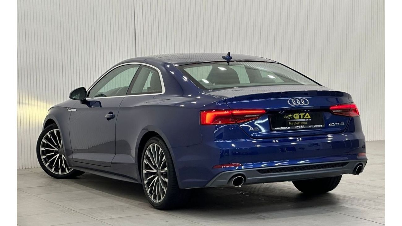 أودي A5 40 TFSI ديزاين ستايل و تيكنولوجي سيليكشين S-لاين 2017 Audi A5 40TFSI S-Line, August 2025 AAA Warrant