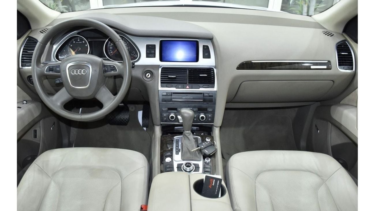 Audi Q7 EXCELLENT DEAL for our Audi Q7 S-Line 4.2L QUATTRO ( 2010 Model ) in White Color GCC Specs
