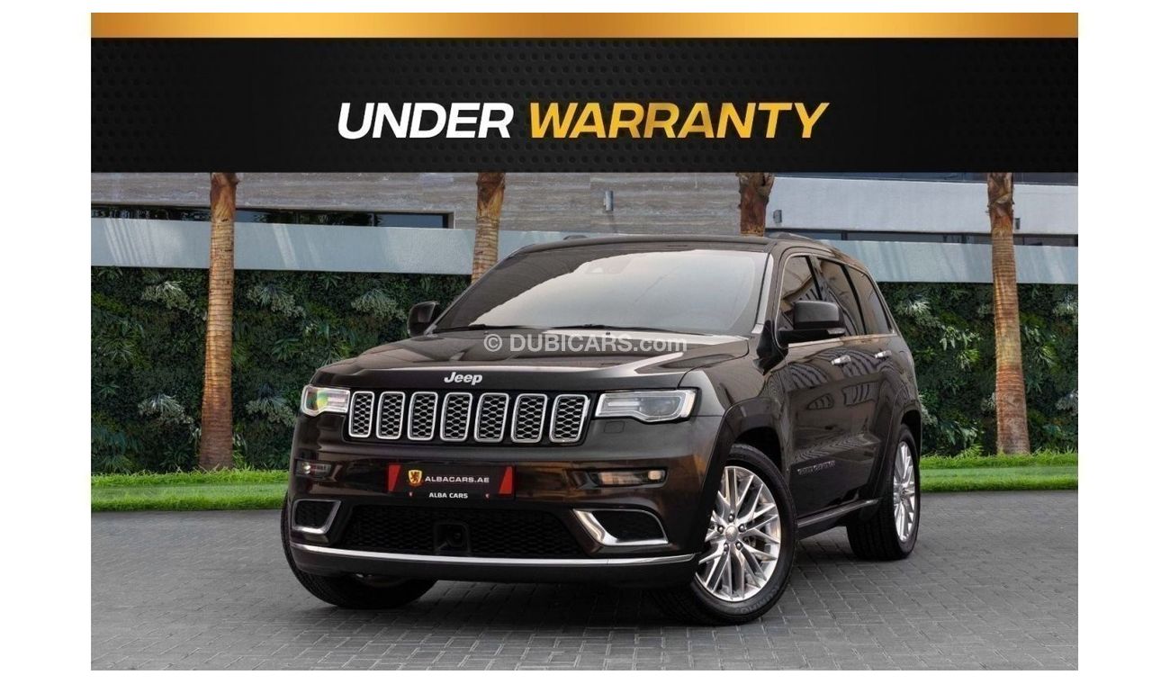 جيب جراند شيروكي Summit Edition | 1,821 P.M  | 0% Downpayment | Excellent Condition!