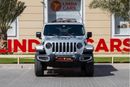 جيب رانجلر Sahara 3.6L A/T (5 Seater) Jeep Wrangler Sahara 2022 GCC under Agency Warranty with Flexible Down-Pa