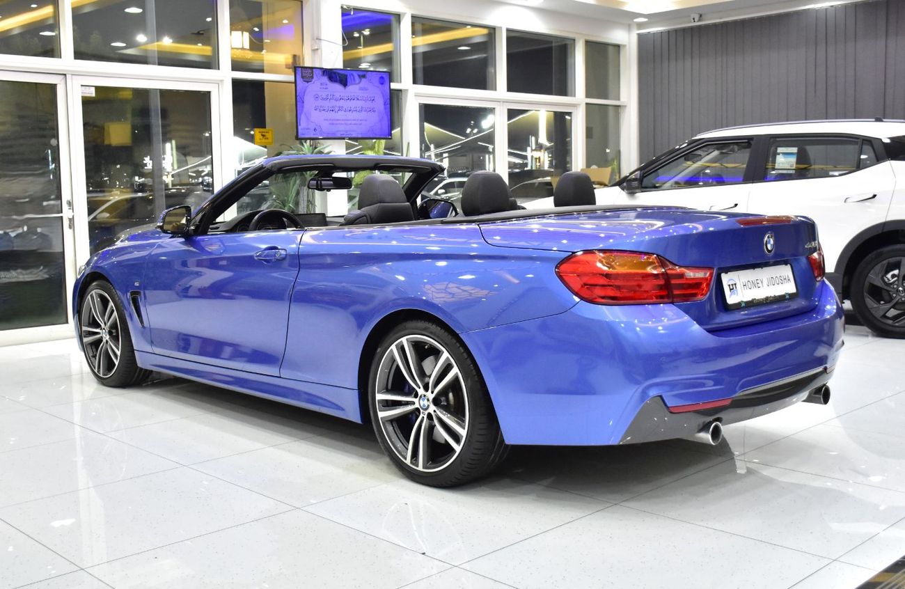 بي أم دبليو 440i EXCELLENT DEAL for our BMW 440i M-Kit Convertible ( 2017 Model ) in Blue Color GCC Specs