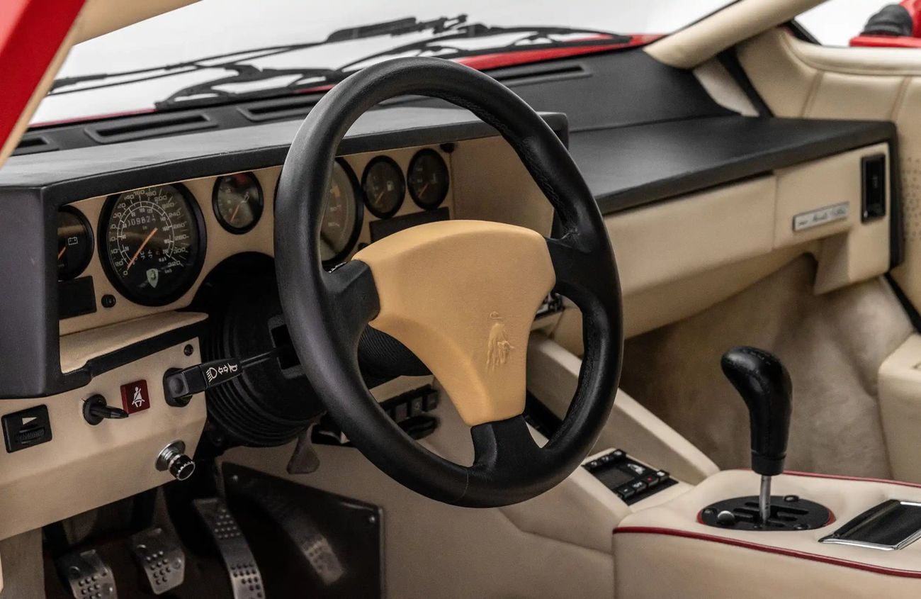 Lamborghini Countach 5.2L V-12 Naturally Aspirated Engine