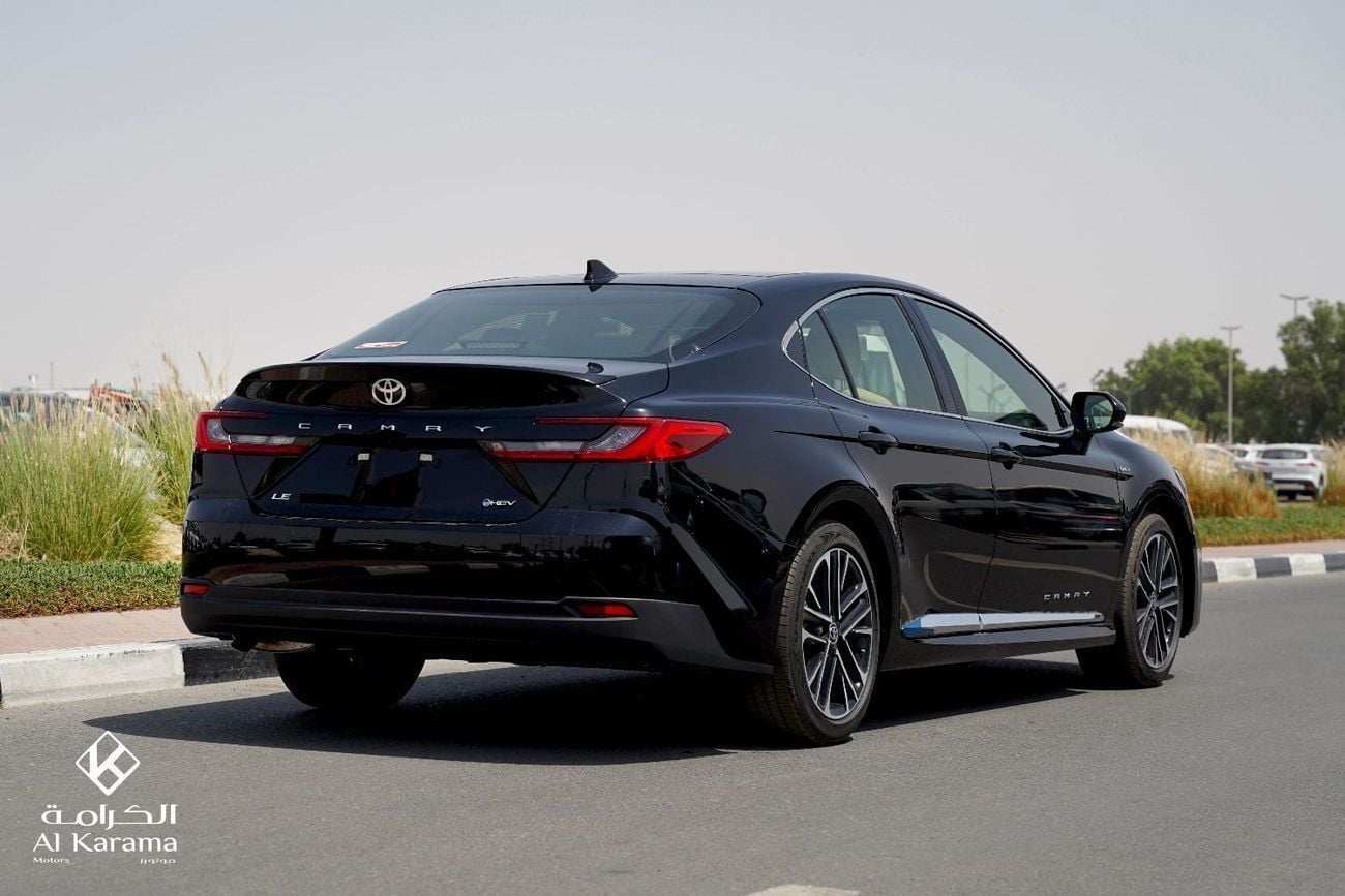 تويوتا كامري LE HEV 2.5L Hybrid | Panoramic Roof | Power Seat | Rear Camera | GCC Specs | Zero KM