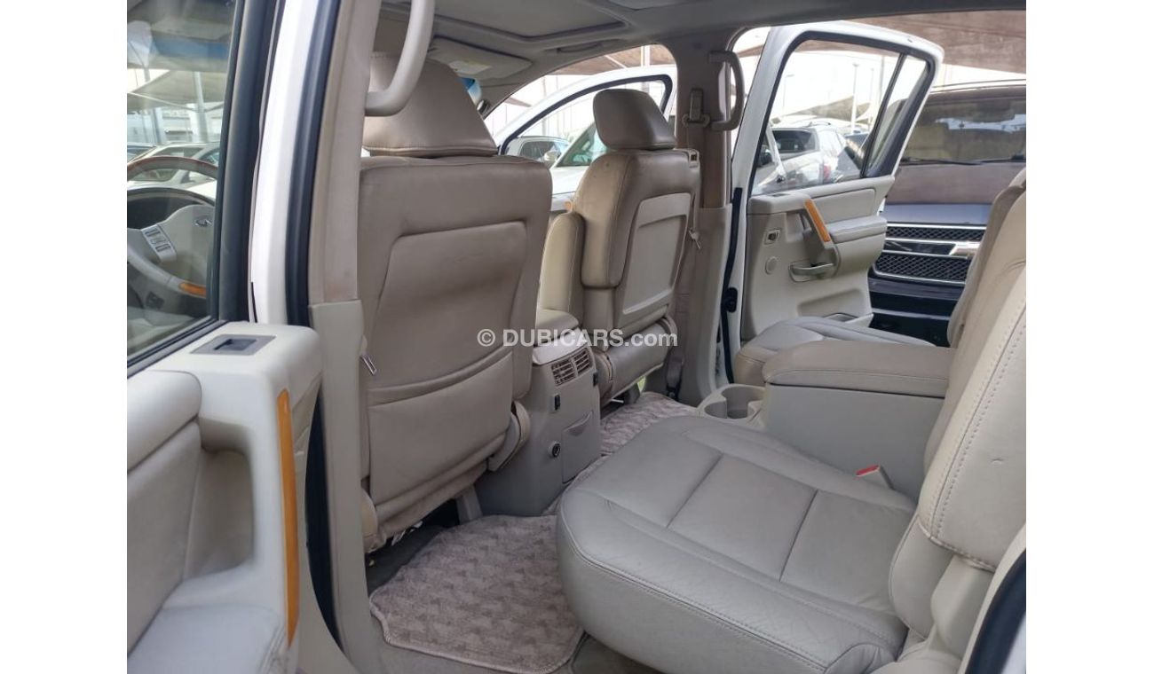 إنفينيتي QX56 خليجى موديل 2007  رقم واحد فتحه جلد رنجات حساسات بحاله ممتازه لاتحتاج لأى مصاريف