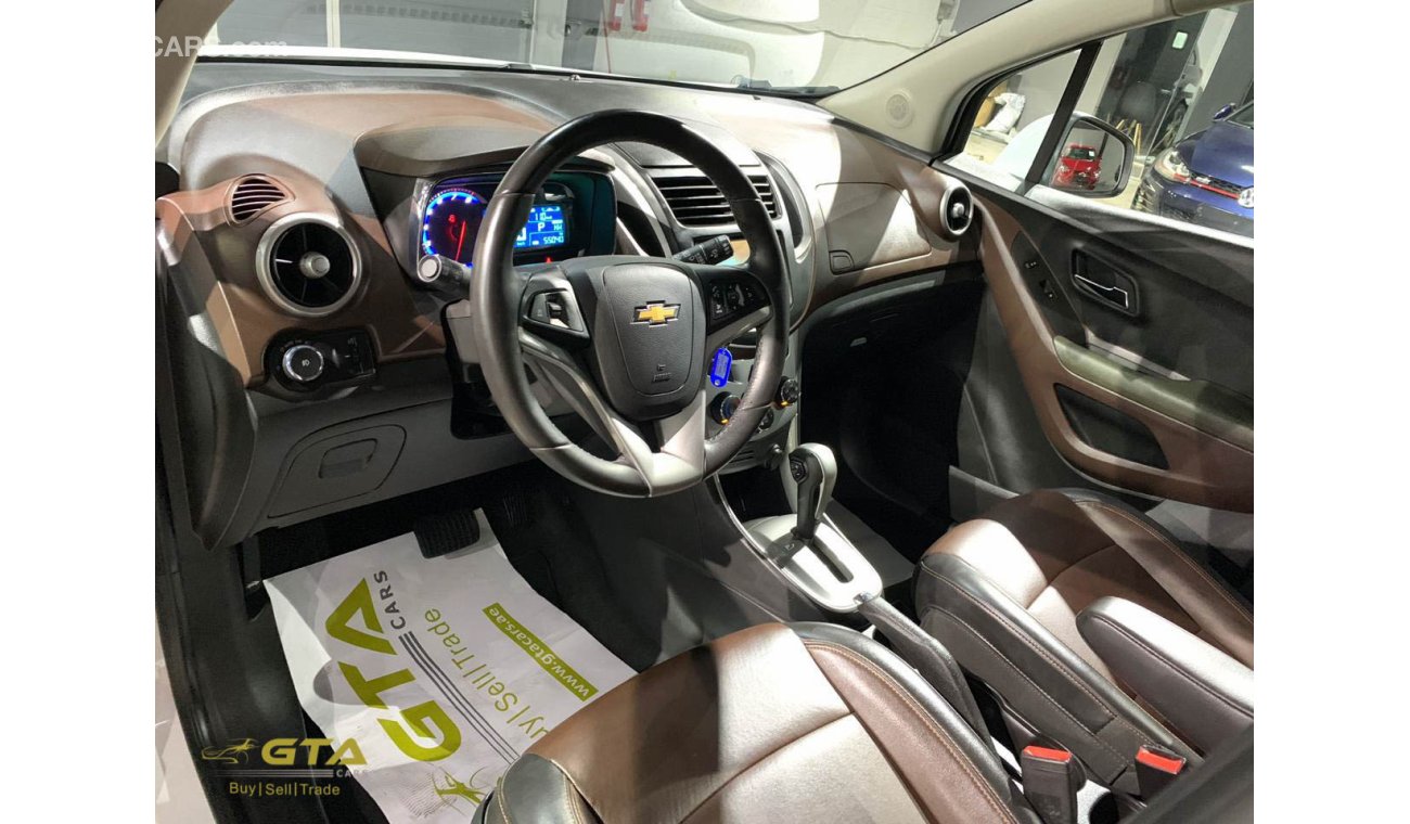 شيفروليه تراكس 2016 Chevrolet Trax LTZ, Warranty, Full History, GCC. Low Kms