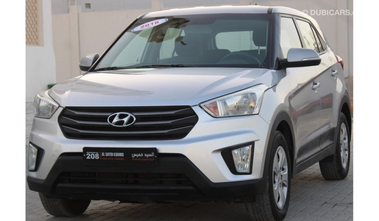 Hyundai Creta S S S Hyundai Creta 2018 GCC in excellent condition, without accidents, without paint