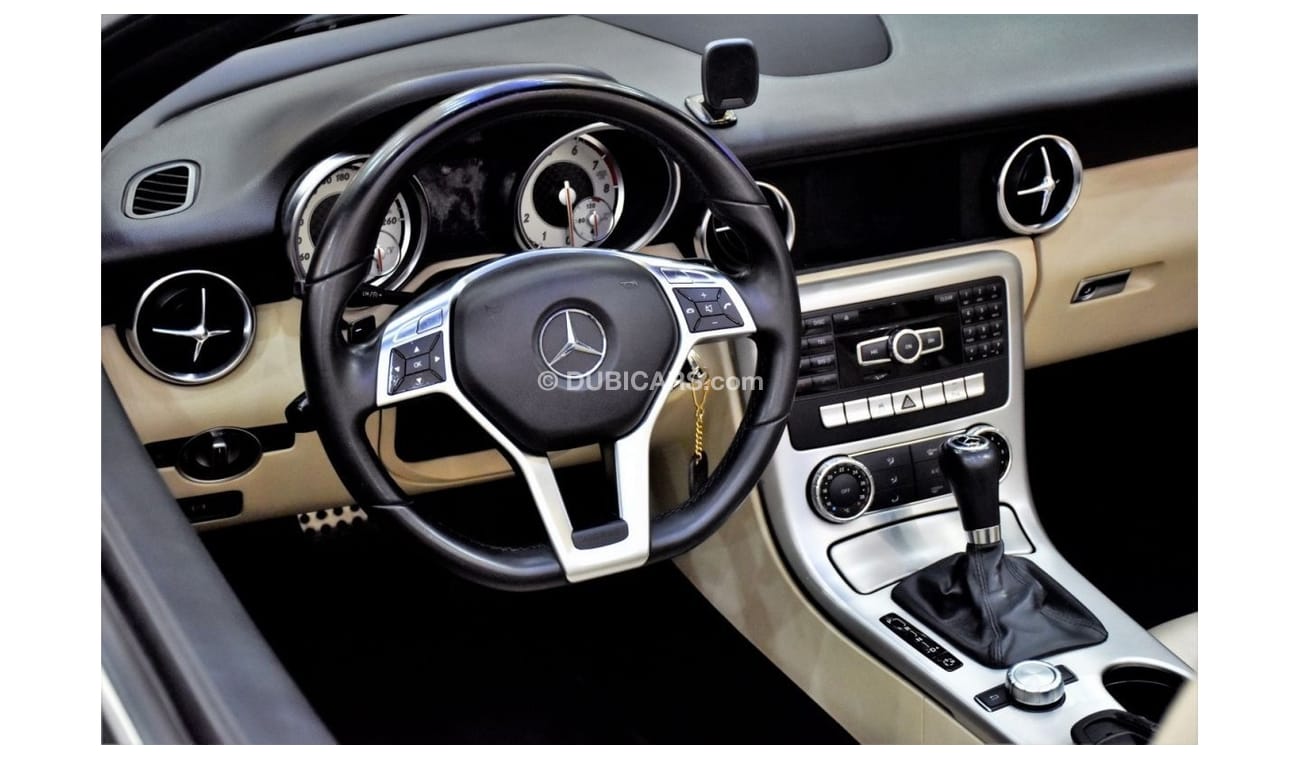 Mercedes-Benz SLK 250 EXCELLENT DEAL for our Mercedes Benz SLK 250 ( 2012 Model ) in White Color GCC Specs