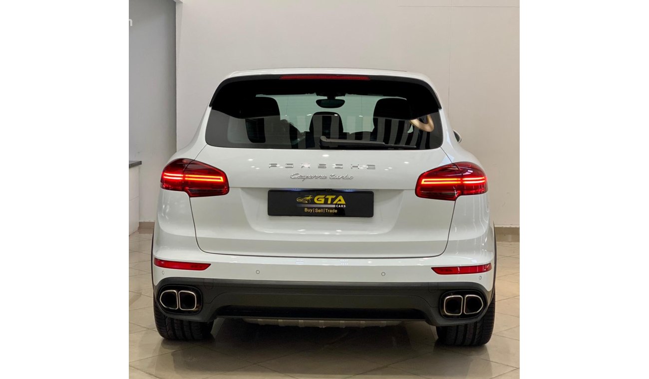 بورش كايان توربو 2015 Porsche Cayenne Turbo, Porsche Service History, Warranty, Immaculate Condition, GCC