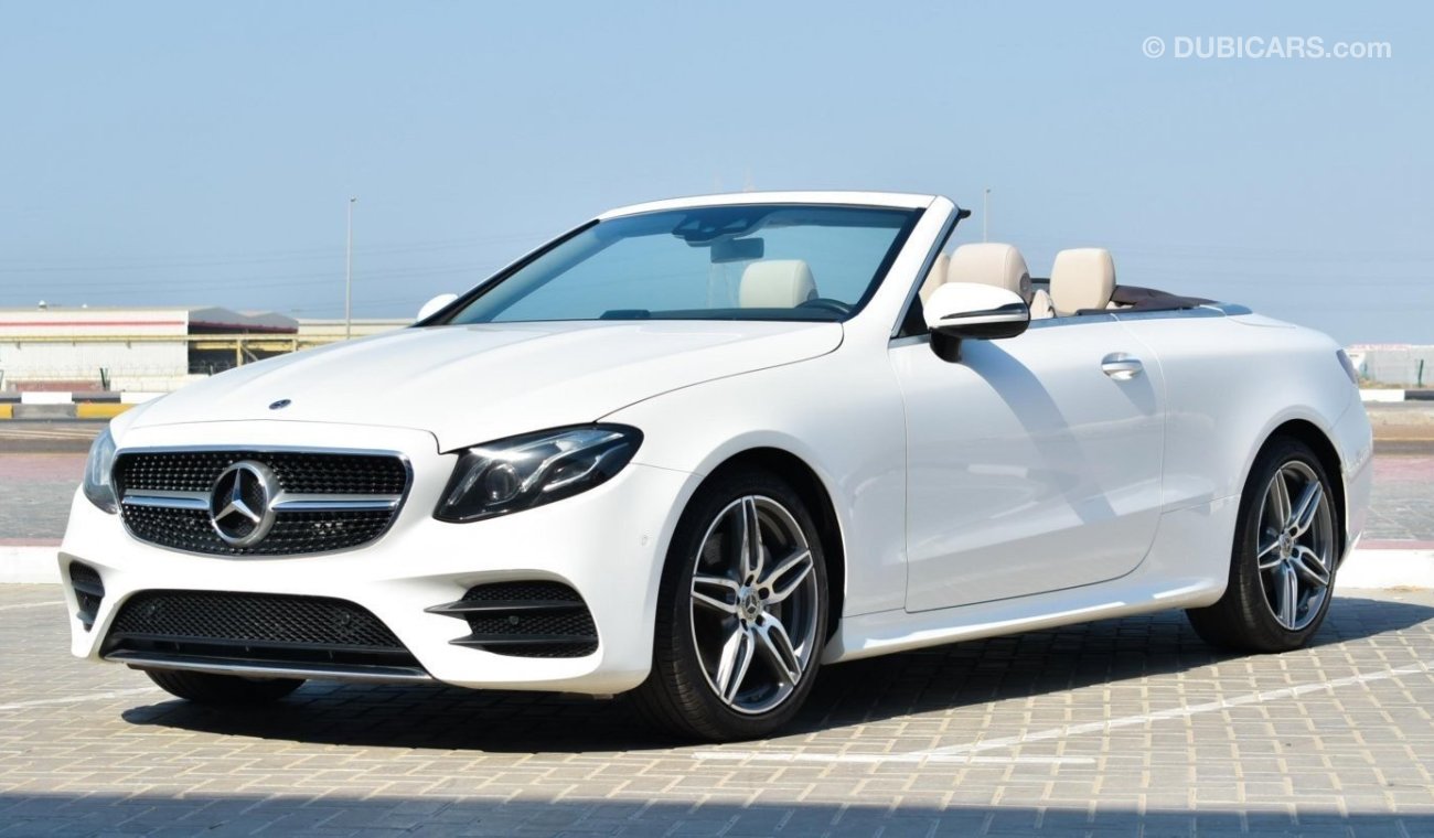 مرسيدس بنز E200 كوبيه AMG CABRIOLET DIESEL Perfect Condition Low Kilometers Fully loaded