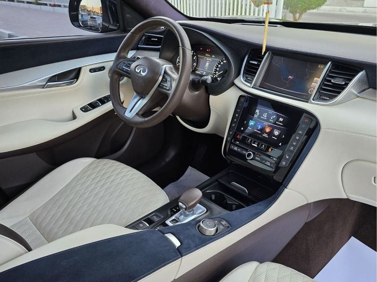 إنفينيتي QX50 Luxury 2.0L 4WD INFINITI QX50 2019 GCC ACCIDENT FREE // FULL OPITION // PERFECT CONDITION