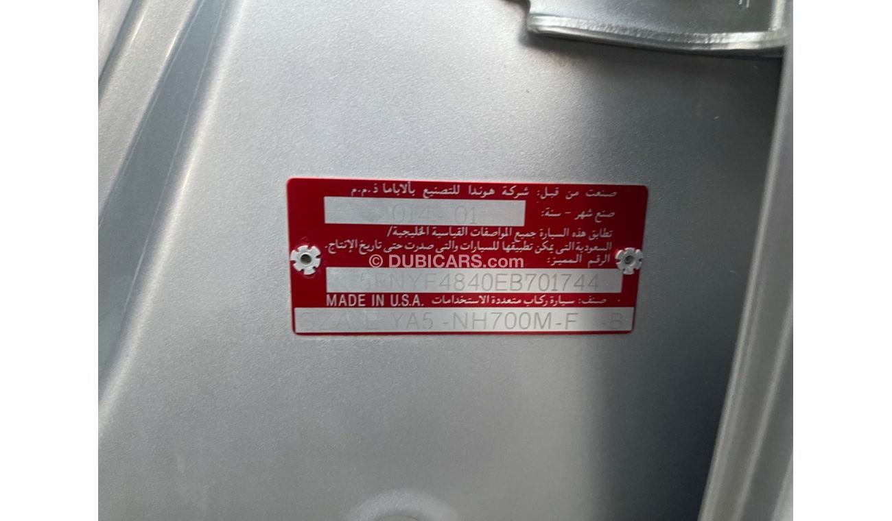 Honda Pilot EX-L Honda Pilot  Model 2014 GCC  Excellent Condition