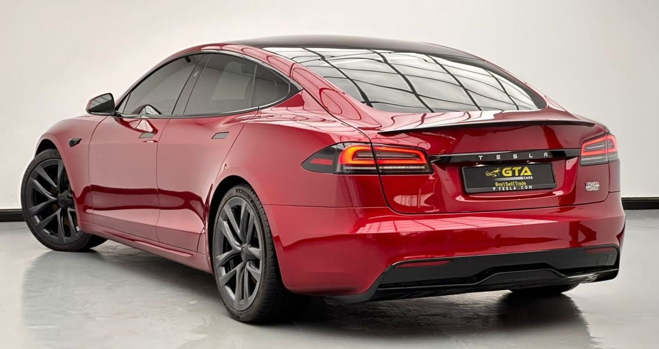 تسلا Model S 2023 Tesla Model S Plaid, 3/2028 Tesla Warranty, Tesla Full Service History, GCC