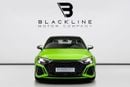 Audi RS3 STD BUY NOW, PAY 2027 | THE BLACKLINE STANDARD | Audi Warranty + Service Contract 2028, GCC, LOW KM'