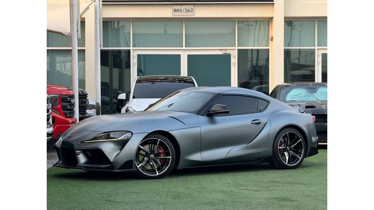 Toyota Supra GR Blue Edition TOYOTA  SUPRA GR GCC 2022 service history (under warranty) Zero accidents