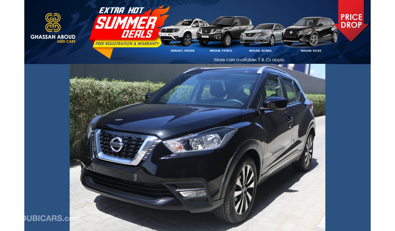 Nissan Kicks SV 1.6cc (GCC Specs) Summer Special Deals-Free Registration & warranty ; Certified vehicle (66740)