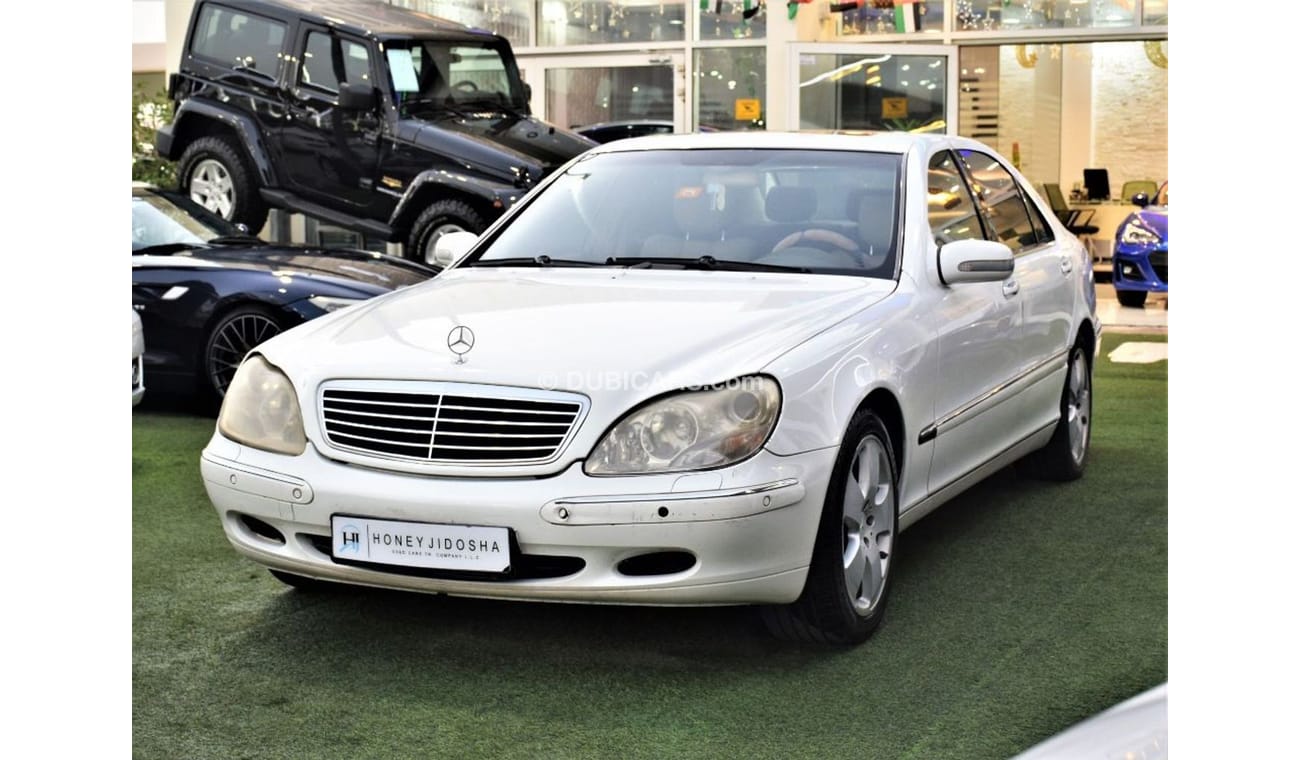 مرسيدس بنز S 350 "( AS IT IS )" Mercedes Benz S350 2001 Model!! in White Color! GCC Specs
