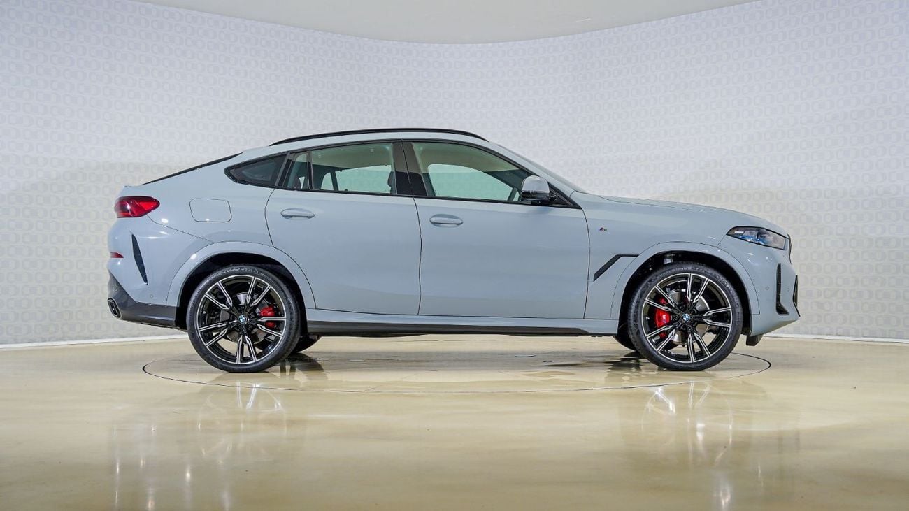 BMW X6 40i M Sport 3.0L | AED 5,500 PM | Warranty- Service July 2027 | GCC