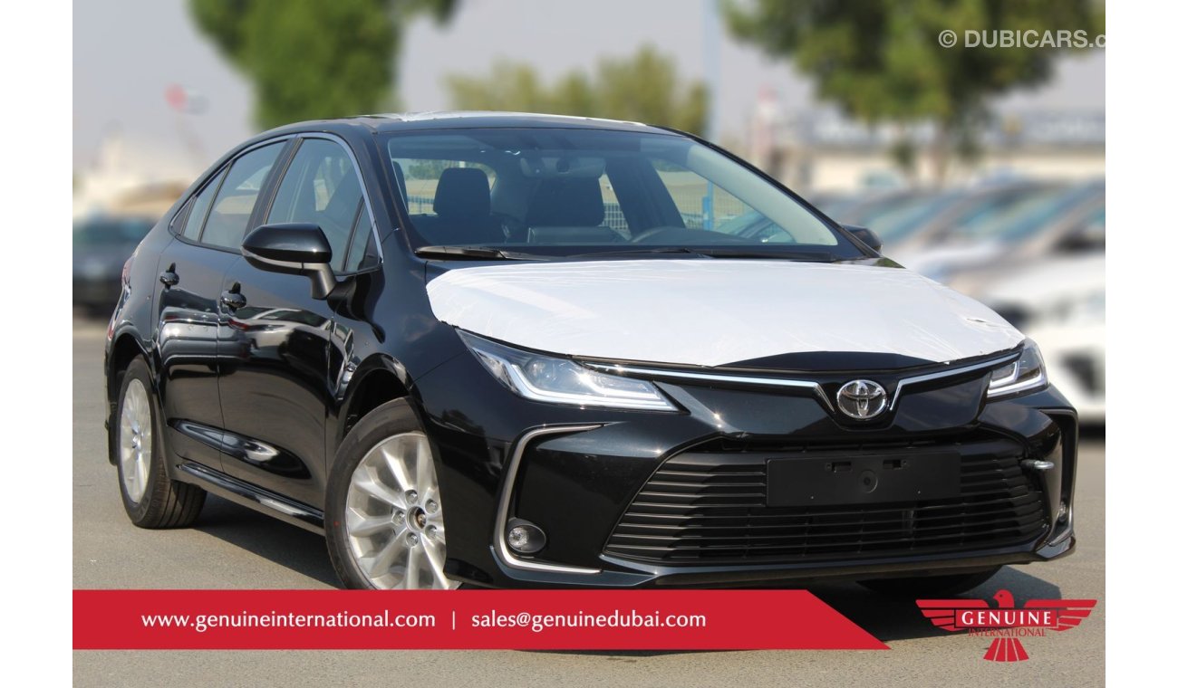 Toyota Corolla 1.8 Black 2020 Model available for export sales.
