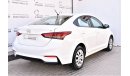 Hyundai Accent AED 1037 PM | 1.6L GL BASE GCC WARRANTY