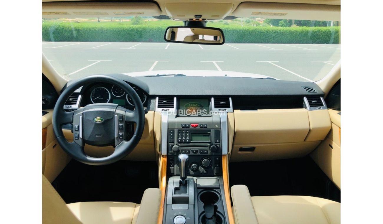 لاند روفر رينج روفر سبورت موديل 2007 خليجي صبغ وكالهفل مواصفات كراسي جلد وفتحه سقف ومثبت سرعه وتحكم كهربي كامل ونظام صوت ممتاز