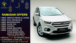 Ford Escape LEATHER SEATS + BIG SCREEN + ELEC TAILGATE / GCC / 2017 / DEALER WARRANTY UP 22/9/2022 / 902 DHS P.M