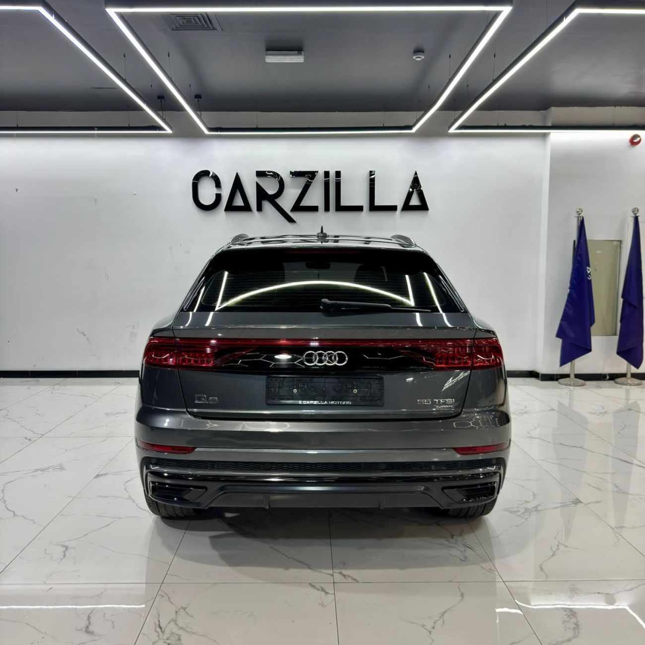 Audi Q8 55 TFSI quattro S-Line 3.0L (340 HP) AED 3,427 / Monthly l 0% Downpayment l S-Line l Agency Service