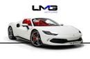 Ferrari 296 GTS CARBON FIBRE FRONT SPOILER | LIFT SYSTEM | COLOURED SPECIAL STITCHING