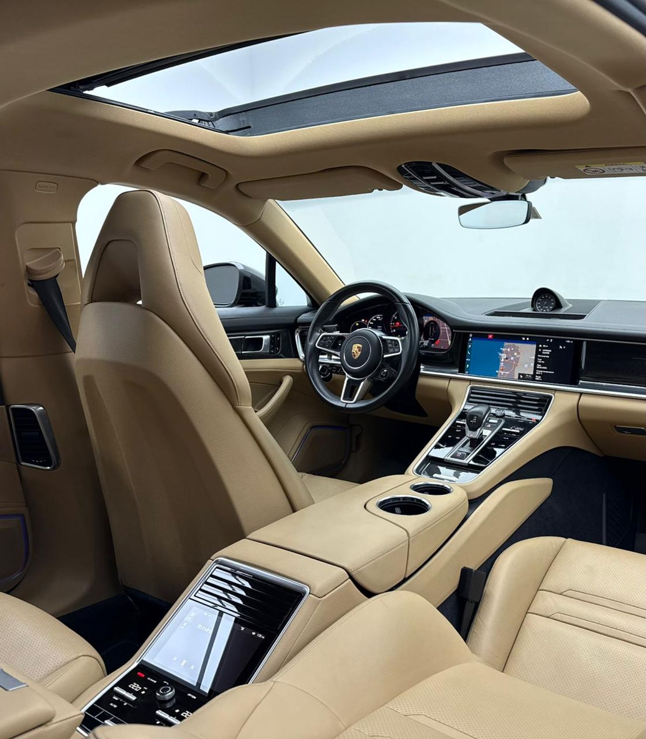 بورش باناميرا 2018 Porsche Panamera, Full Porsche Service History, Sport Chrono Package, Fully Loaded, GCC